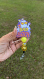 Bad B*tch Ghost Badge Reel Topper STL