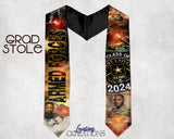 Personalized Army Graduation Stole