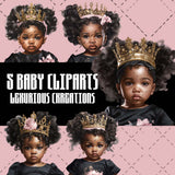 Black Baby Girl Cliparts