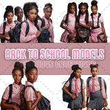 Back To School Models PNG