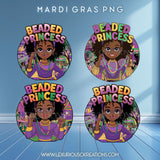 Beaded Princess PNG Bundle
