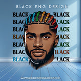 Black Man History PNG
