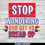 Bread Up PNG
