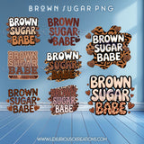 Brown Sugar Babe PNG Bundle