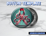 Cancer Button Template