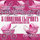 Baby Carriage Cliparts