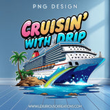 Cruisin With Drip PNG