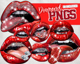 Diamond Lips PNG