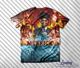 Fire And Ice All Over Shirt Template JPEG