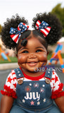 Fourth Of July Baby Stock Photo