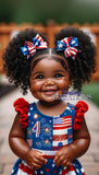 Fourth Of July Baby Stock Photo