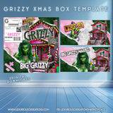 Grizella Xmas Box Template