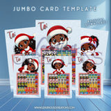 Jumbo Santa Christmas Cards