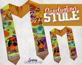 Mystery Dog Grad Stole