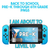 Gamer School Bundle PNGs