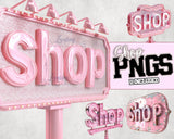Shop Sign PNG Bundle