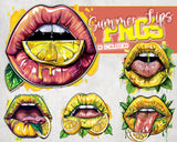 Summer Lips PNG