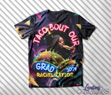 Taco Bout Our Grad All Over Shirt Template JPEG