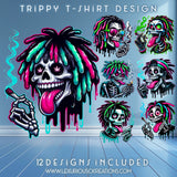 Trippy Skeleton PNG