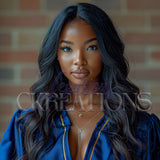 African American Grad Stock Photo