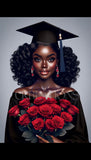 African American Grad Stock Photo