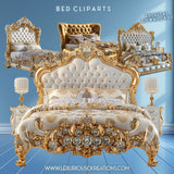 Bed Cliparts