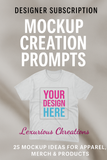 Mockup Creation Prompts eBook - 25 flawless, ready-to-use prompts