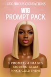 Blonde Wig Prompt Pack + 4 stunning DALL·E generated images