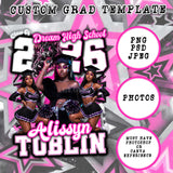 The Alissyn Collection: Elite 2026 Graduation Design Template
