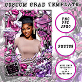Class of 2026 Custom Graduation Template | Glam Edition