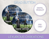 Football Grad Button (DIGITAL PSD)