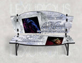 Purple Butterfly Mini Memorial Bench JPEG