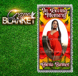 In Loving Memory Gloria Barnes Blanket