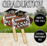Grad Football Cap Fan (DIGITAL PSD)