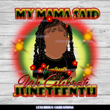 Juneteenth Girl PNG