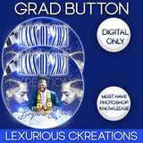 Blue Grad Button (DIGITAL PSD)