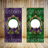 Purple And Green Grave Blankets JPEG