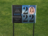 Butterflies Mary Yard Sign 24x18 (PSD DIGITAL)